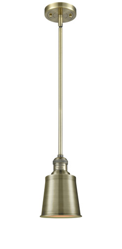 Addison 1 Light Mini Pendant In Antique Brass (201S-Ab-M9-Ab)