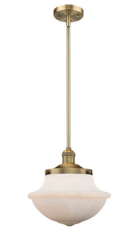 Oxford 1 Light Mini Pendant In Brushed Brass (201S-Bb-G541)