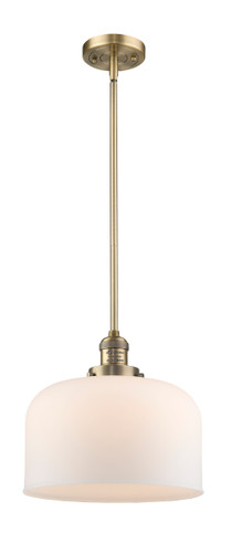 Bell 1 Light Mini Pendant In Brushed Brass (201S-Bb-G71-L)