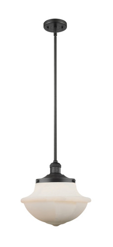 Oxford 1 Light Mini Pendant In Matte Black (201S-Bk-G541)