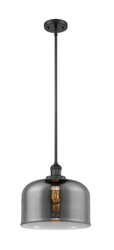 Bell 1 Light Mini Pendant In Matte Black (201S-Bk-G73-L)
