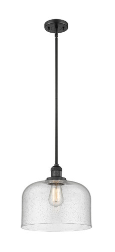 Bell 1 Light Mini Pendant In Matte Black (201S-Bk-G74-L)