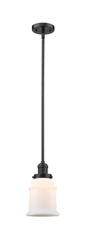 Canton 1 Light Mini Pendant In Oil Rubbed Bronze (201S-Ob-G181)