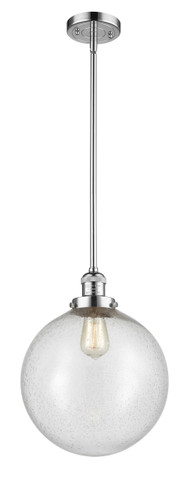 Beacon 1 Light Mini Pendant In Polished Chrome (201S-Pc-G204-12)