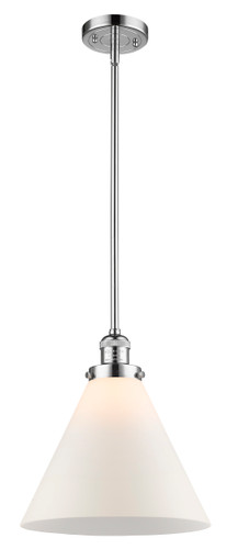 Cone 1 Light Mini Pendant In Polished Chrome (201S-Pc-G41-L)