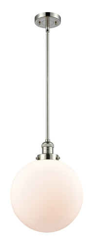 Beacon 1 Light Mini Pendant In Polished Nickel (201S-Pn-G201-12)