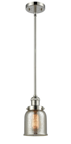 Small Bell 1 Light Mini Pendant In Polished Nickel (201S-Pn-G58)