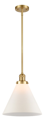 Cone 1 Light Mini Pendant In Satin Gold (201S-Sg-G41-L)