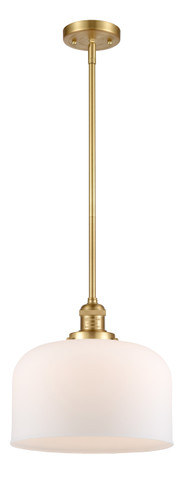 Bell 1 Light Mini Pendant In Satin Gold (201S-Sg-G71-L)