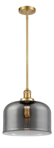 Bell 1 Light Mini Pendant In Satin Gold (201S-Sg-G73-L)