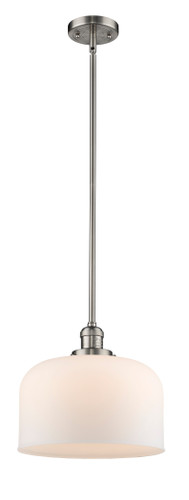Bell 1 Light Mini Pendant In Brushed Satin Nickel (201S-Sn-G71-L)