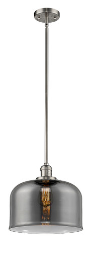 Bell 1 Light Mini Pendant In Brushed Satin Nickel (201S-Sn-G73-L)
