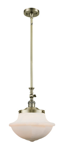 Oxford 1 Light Mini Pendant In Antique Brass (206-Ab-G541)