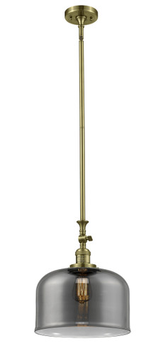 X-Large Bell 1 Light Mini Pendant In Antique Brass (206-Ab-G73-L)