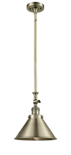 Briarcliff 1 Light Mini Pendant In Antique Brass (206-Ab-M10-Ab)