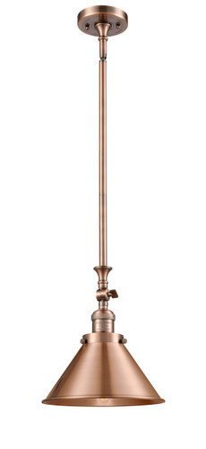 Briarcliff 1 Light Mini Pendant In Antique Copper (206-Ac-M10-Ac)