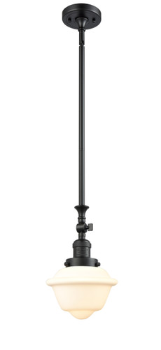 Small Oxford 1 Light Mini Pendant In Matte Black (206-Bk-G531)