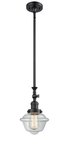 Small Oxford 1 Light Mini Pendant In Matte Black (206-Bk-G532)