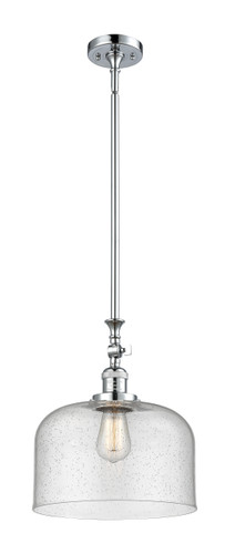 X-Large Bell 1 Light Mini Pendant In Polished Chrome (206-Pc-G74-L)