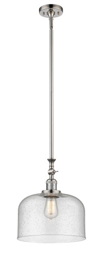 X-Large Bell 1 Light Mini Pendant In Polished Nickel (206-Pn-G74-L)