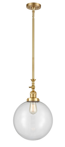 Beacon 1 Light Mini Pendant In Satin Gold (206-Sg-G202-12)