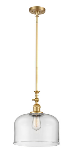 X-Large Bell 1 Light Mini Pendant In Satin Gold (206-Sg-G72-L)