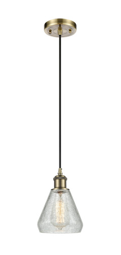 Conesus 1 Light Mini Pendant In Antique Brass (516-1P-Ab-G275)