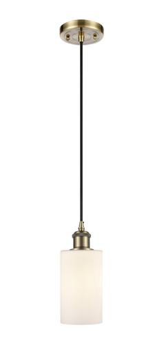 Clymer 1 Light Mini Pendant In Antique Brass (516-1P-Ab-G801)