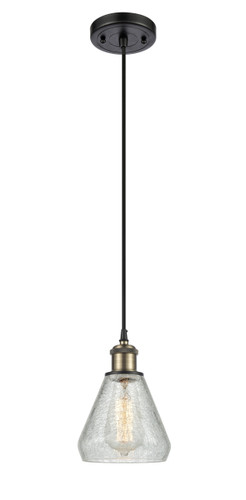 Conesus 1 Light Mini Pendant In Black Antique Brass (516-1P-Bab-G275)