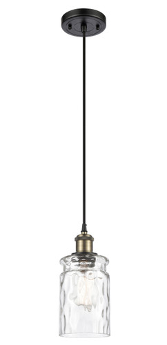 Candor 1 Light Mini Pendant In Black Antique Brass (516-1P-Bab-G352)