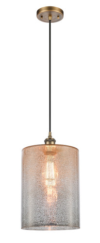 Large Cobbleskill 1 Light Mini Pendant In Brushed Brass (516-1P-Bb-G116-L)