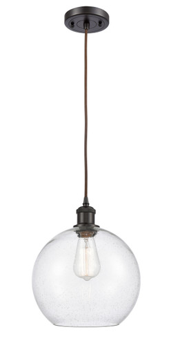 Athens 1 Light Mini Pendant In Oil Rubbed Bronze (516-1P-Ob-G124-10)