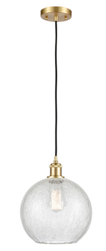 Athens 1 Light Mini Pendant In Satin Gold (516-1P-Sg-G125-10)