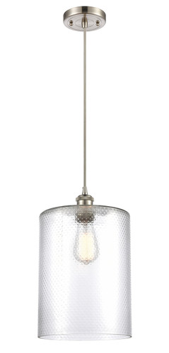 Large Cobbleskill 1 Light Mini Pendant, Brushed Satin Nickel (516-1P-Sn-G112-L)