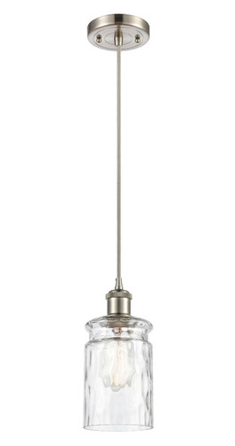 Candor 1 Light Mini Pendant In Brushed Satin Nickel (516-1P-Sn-G352)