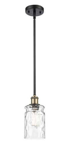 Candor 1 Light Mini Pendant In Black Antique Brass (516-1S-Bab-G352)