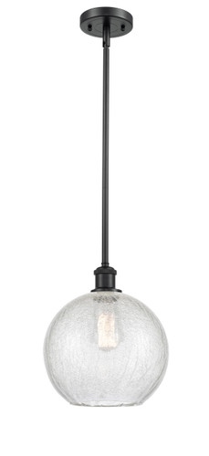 Athens 1 Light Mini Pendant In Matte Black (516-1S-Bk-G125-10)