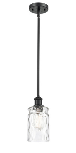 Candor 1 Light Mini Pendant In Matte Black (516-1S-Bk-G352)