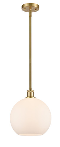 Athens 1 Light Mini Pendant In Satin Gold (516-1S-Sg-G121-10)