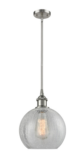 Athens 1 Light Mini Pendant In Brushed Satin Nickel (516-1S-Sn-G125-8)