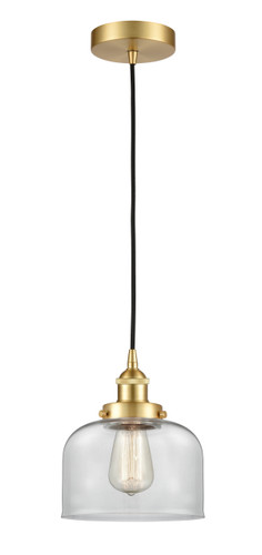 Large Bell 1 Light Mini Pendant In Satin Gold (616-1Ph-Sg-G72)