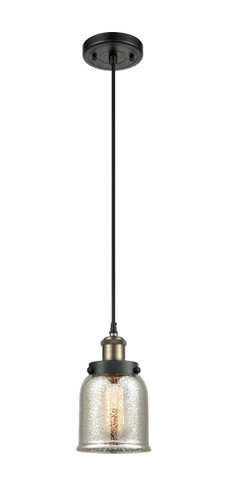 Small Bell 1 Light Mini Pendant In Black Antique Brass (916-1P-Bab-G58)