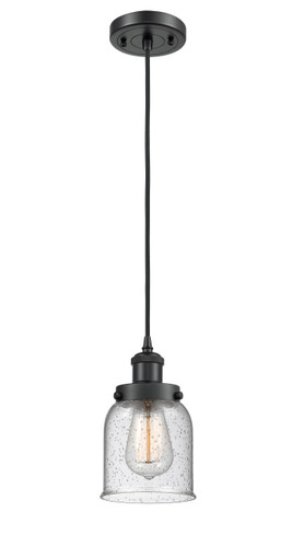 Small Bell 1 Light Mini Pendant In Matte Black (916-1P-Bk-G54)