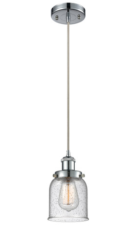 Small Bell 1 Light Mini Pendant In Polished Chrome (916-1P-Pc-G54)