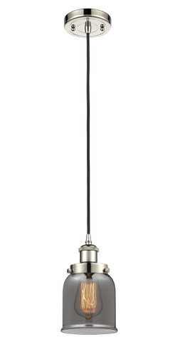 Small Bell 1 Light Mini Pendant In Polished Nickel (916-1P-Pn-G53)