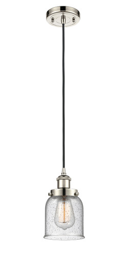 Small Bell 1 Light Mini Pendant In Polished Nickel (916-1P-Pn-G54)