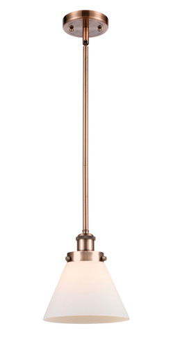 Cone 1 Light Mini Pendant In Antique Copper (916-1S-Ac-G41)