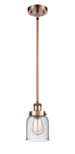 Bell 1 Light Mini Pendant In Antique Copper (916-1S-Ac-G54)