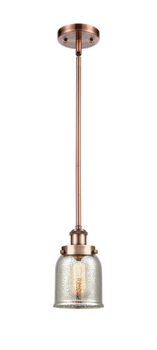 Bell 1 Light Mini Pendant In Antique Copper (916-1S-Ac-G58)