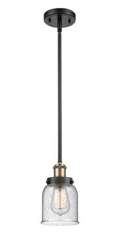 Bell 1 Light Mini Pendant In Black Antique Brass (916-1S-Bab-G54)